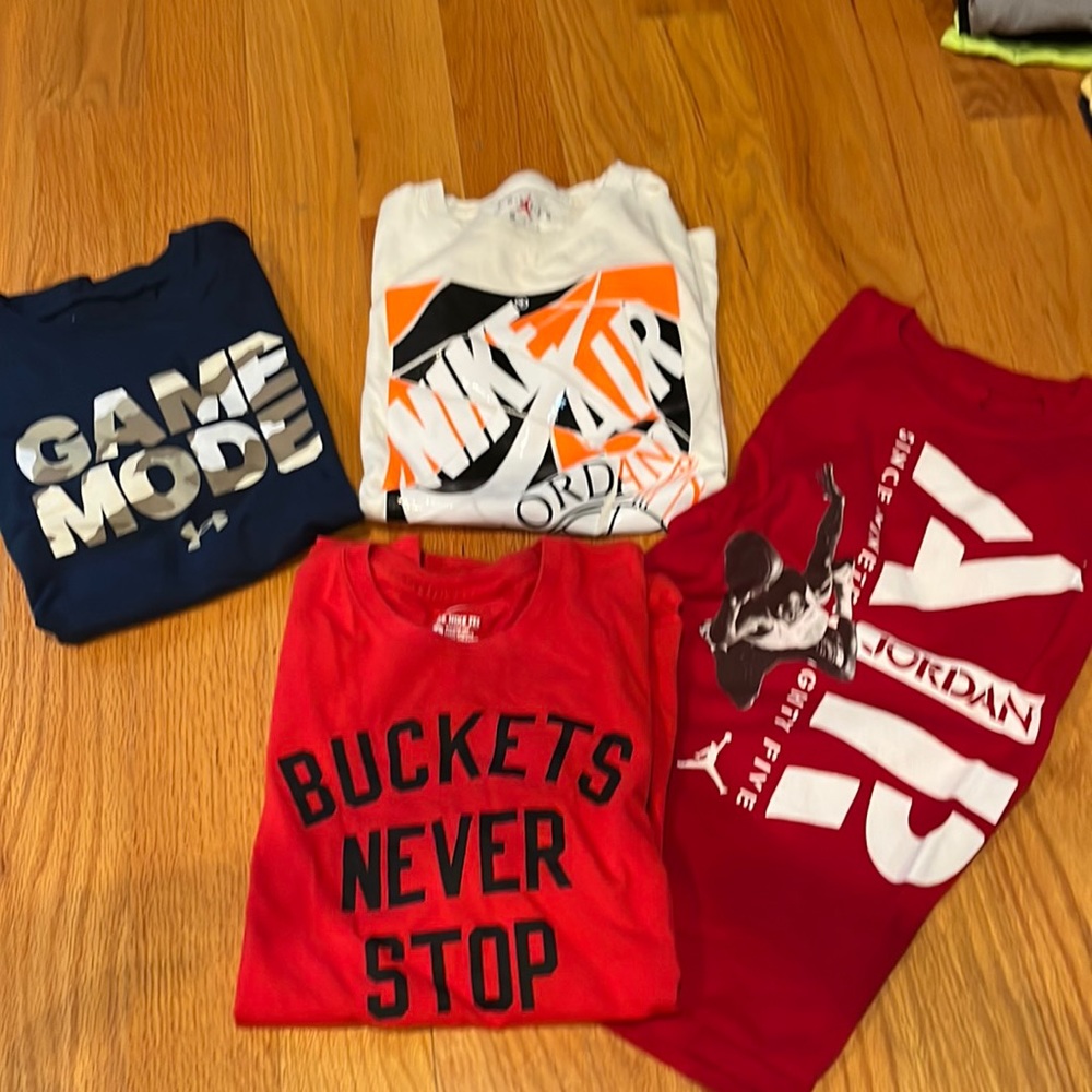 Boys large cotton short sleeve T shirts
